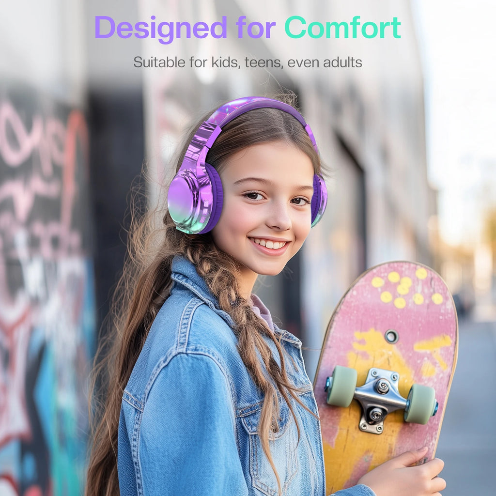 Auriculares Bluetooth Infantiles Plegables para Viajes
