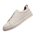 Zapatos de lona para hombre slip-on, ligeros y transpirables