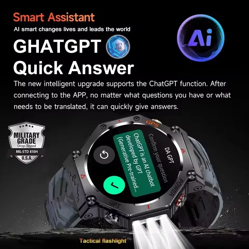 T-Rex 3 Ultra Reloj Inteligente Militar 10ATM
