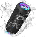 Altavoz Bluetooth Ortizan X10, altavoz portátil de graves mejorado con ranura para tarjeta TF, 30H de reproducción, altavoz resistente al agua IPX7 para acampar