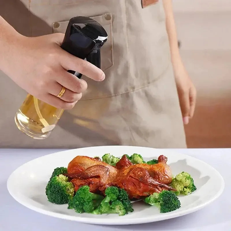 Pulverizador de aceite, botella pulverizadora de aceite de oliva de 200ml/300ml para freidora de aire de cocina, dispensador de aceite, pulverizador de cocina para aceite, vinagre