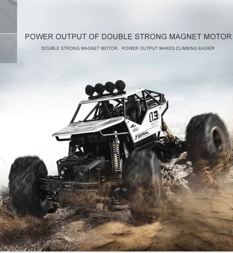 Auto RC 4x4 Todoterreno Control Remoto 1:12 OiKe con Luces LED