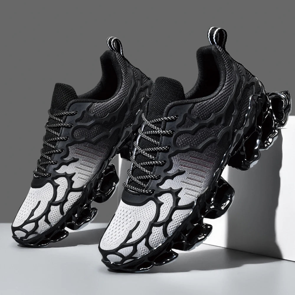 tenis masculino zapatos de hombre zapatillas hombre Zapatillas deportivas de lujo para hombre, zapatos informales para correr, mocasines de moda, color blanco