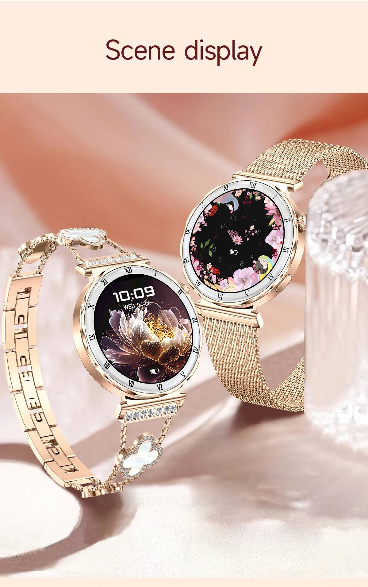 LIGE Reloj Inteligente Ultrafino 6.2mm Mujer