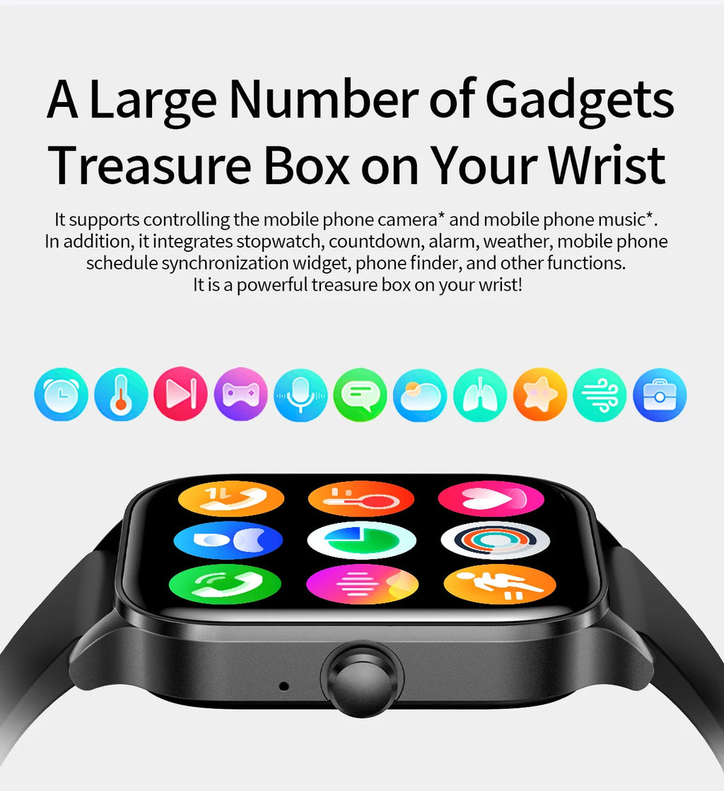 LIGE Reloj Inteligente Mujer HD 1.85 Bluetooth