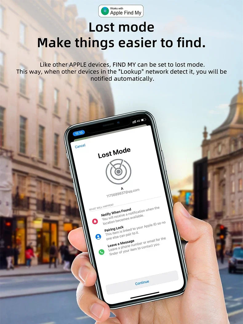 Mini dispositivo de seguimiento para Apple Find My Key, buscador inteligente de niños, localizador de mascotas, GPS para coche, rastreador perdido, rastreador inteligente Bluetooth, sistema IOS