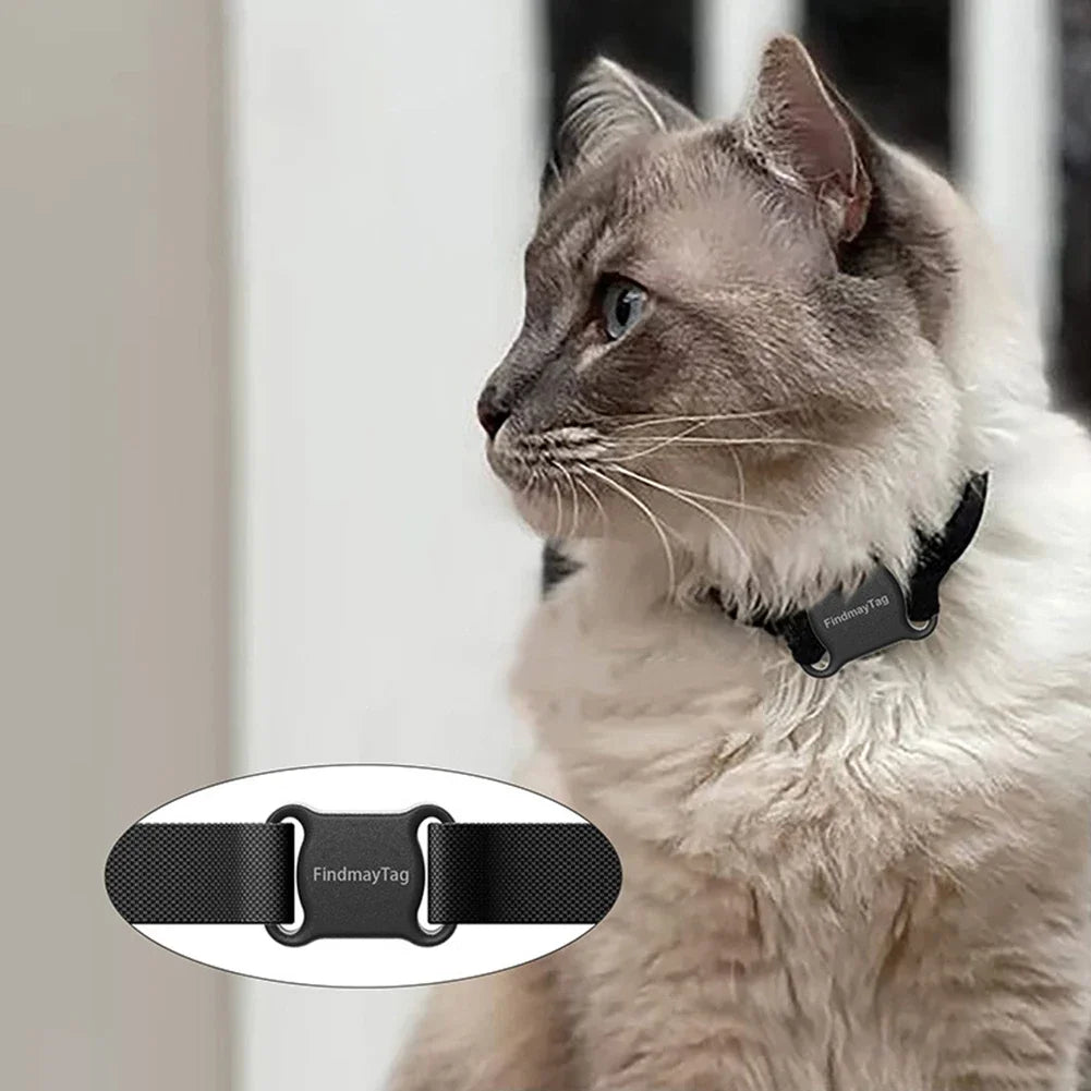 Rastreador Gps para gatos a prueba de agua, Mini Gps para mascotas antipérdida, ubicación Bluetooth, Collar rastreador Gps para Apple/Android, suministros para gatos