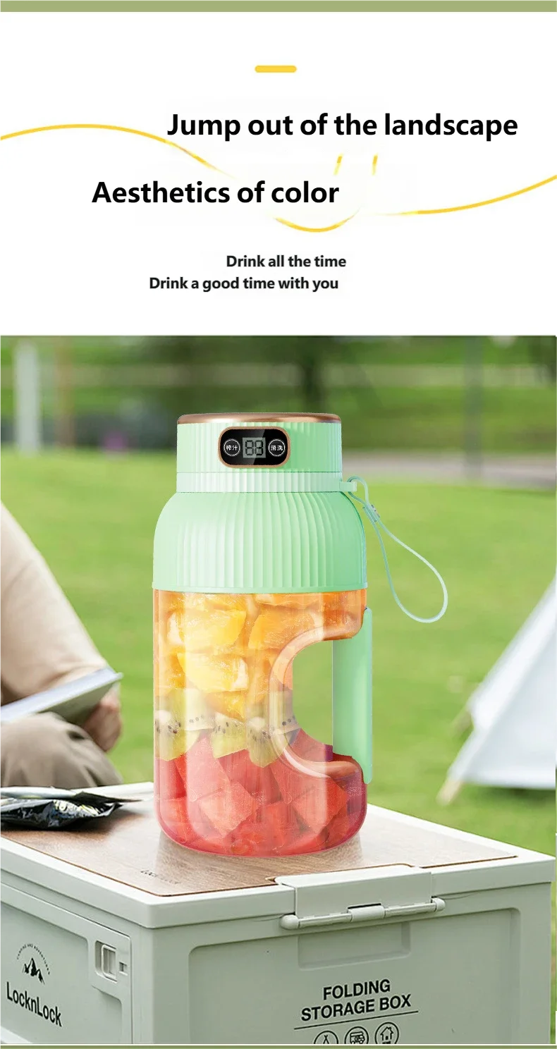 Licuadora Portátil para Smoothies y Jugos con Opción 2 Vasos