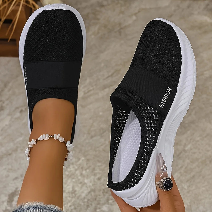 Zapatillas sin Cordones para Mujer - Tela Transpirable, Suela Ligera
