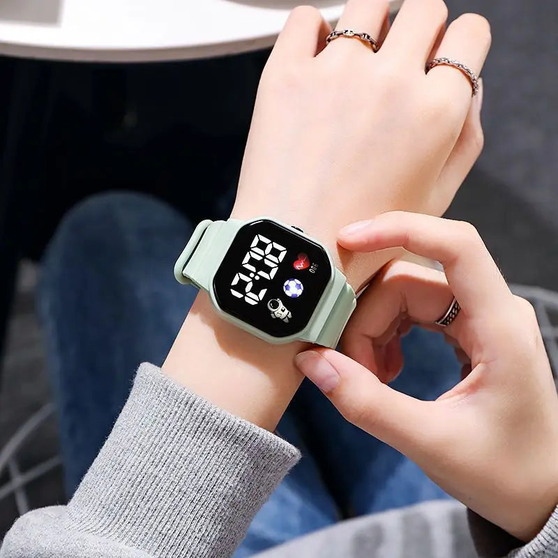 Reloj LED Spaceman Digital para Niños y Niñas