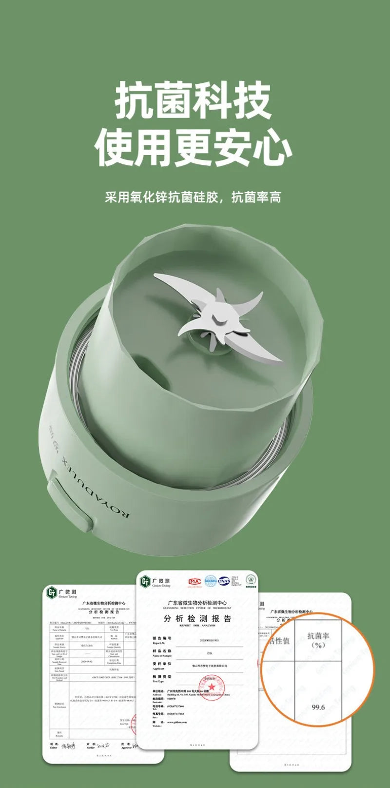 Licuadora Portátil Recargable 400ml — Jugos, Batidos e Hielo