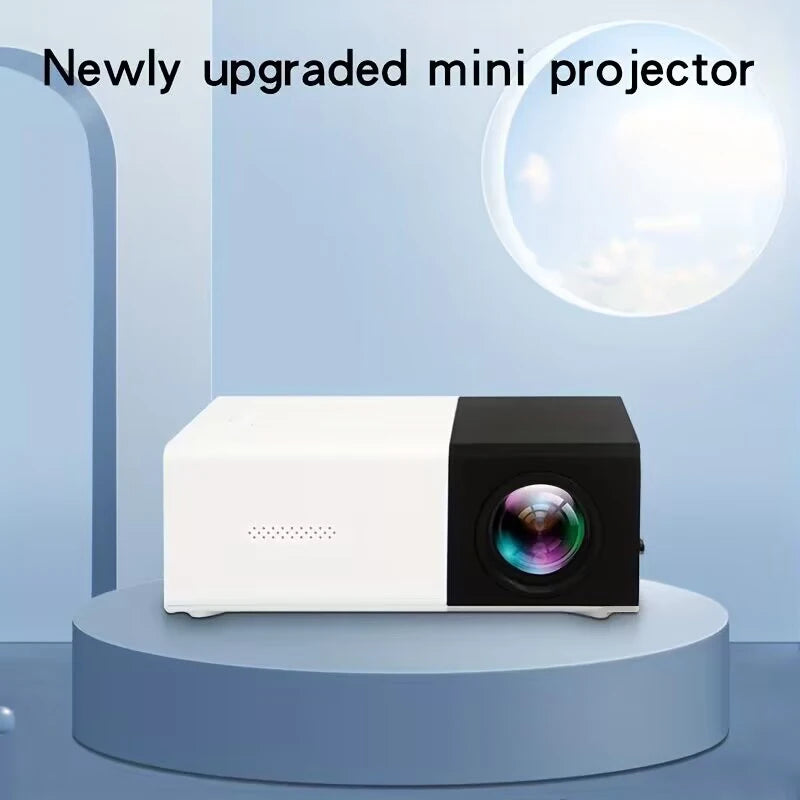 Proyector mini YG300 HD con conexión HDMI y USB para cine en casa