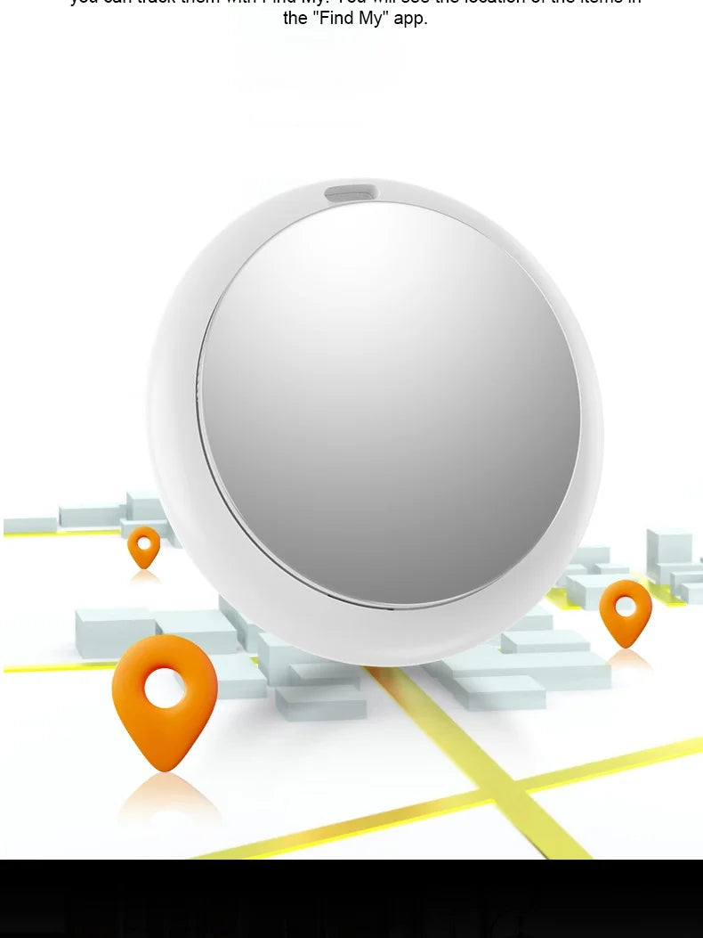 Mini Rastreador Inteligente Compatible con la Aplicación Apple Find My, Localizador Antipérdida para Mascotas, Perros, Gatos, Llaves, Carteras, Equipaje, Teléfonos, Niños, Ancianos