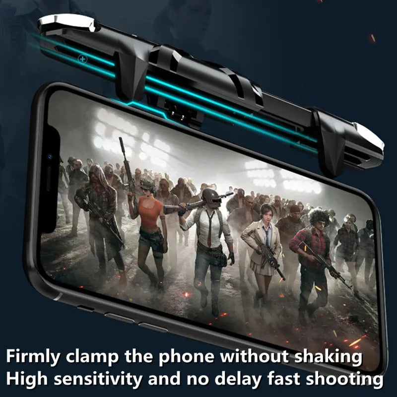 Controlador de juego móvil G5 para PUBG, gatillo de juego, tirador, puntería, botón de tecla ABS, Joystick para IPhone, Android, Smartphone