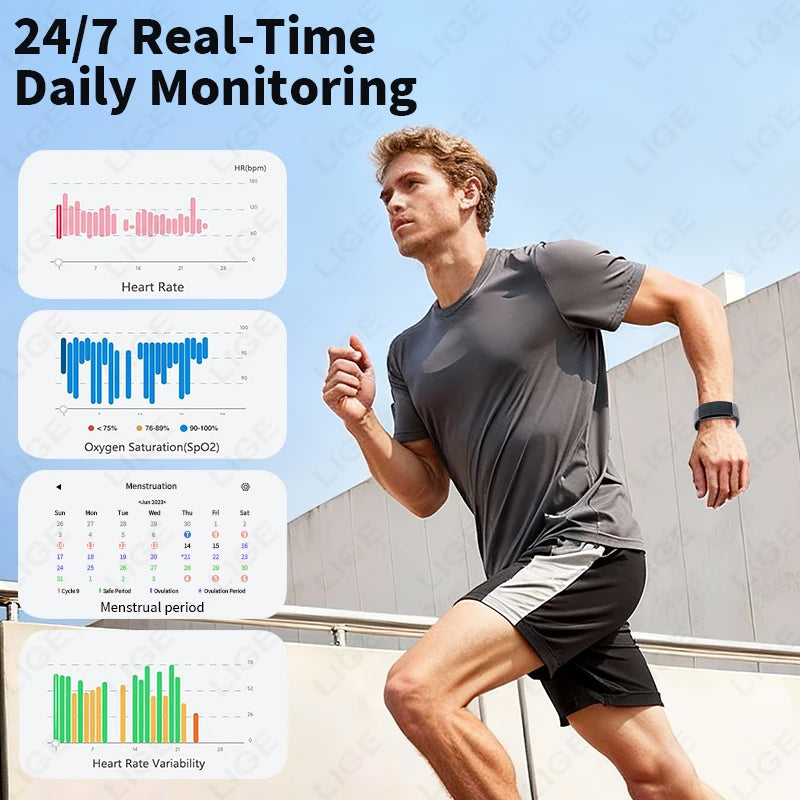 Reloj Inteligente ECG con Presión y Ritmo Cardíaco