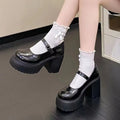 Zapatos Mary Jane de Tacón Alto para Mujer con Correa