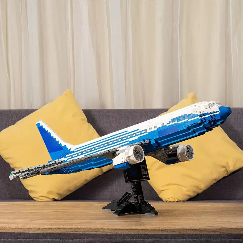 Bloques de Construcción de Avión de Pasajeros 80009, Kit de Modelo DIY, Juego de Construcción Educativo STEM, Regalo de Cumpleaños, Decoración para el Hogar
