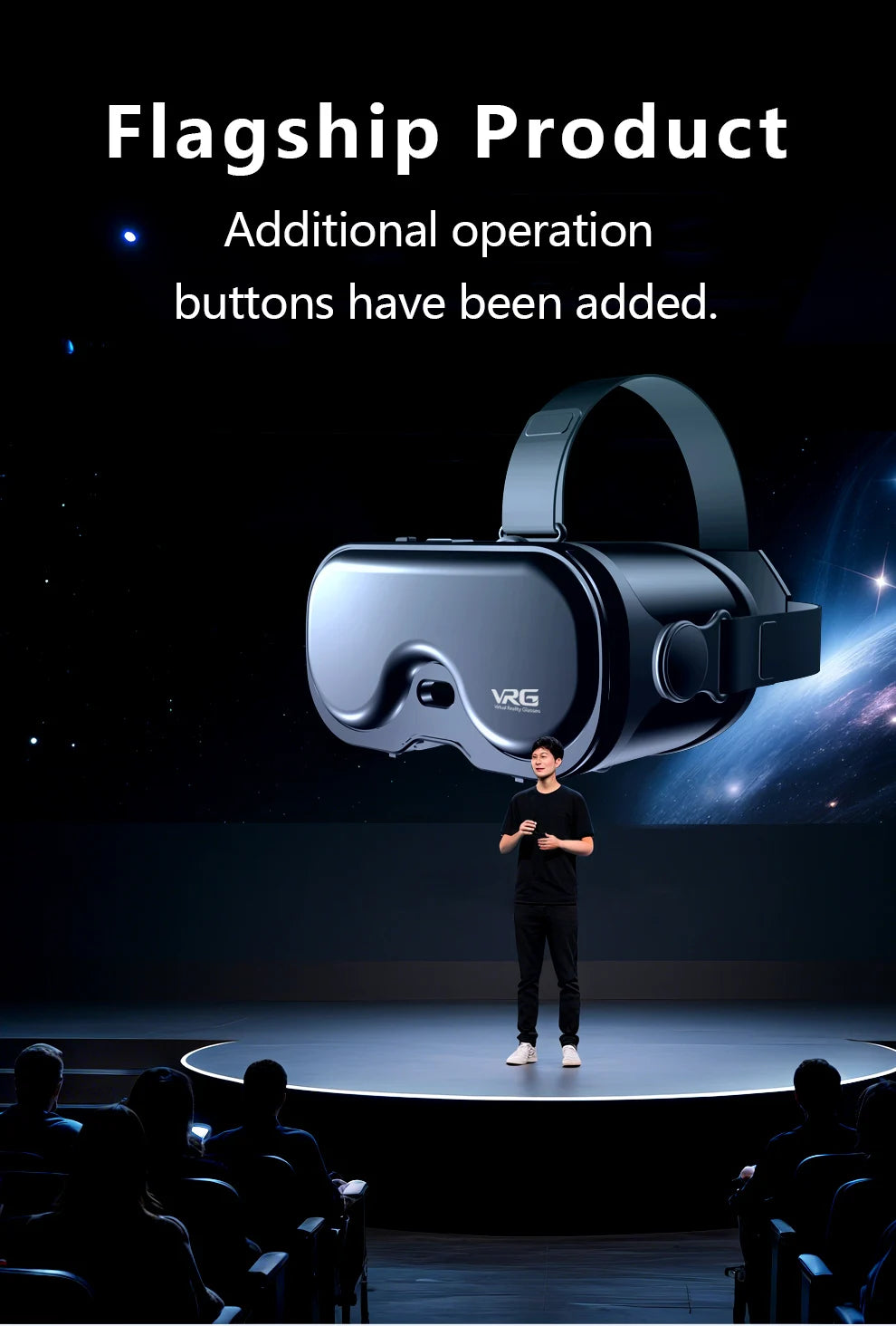 Gafas VR, Auriculares 3D, Dispositivos de Realidad Virtual, Casco, Lentes Viar, Gafas para Teléfono Inteligente, Controlador de Juegos Inteligente, Set de Gafas VR