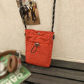 Mini Bolso Bandolera de Nailon para Teléfono, Mujer