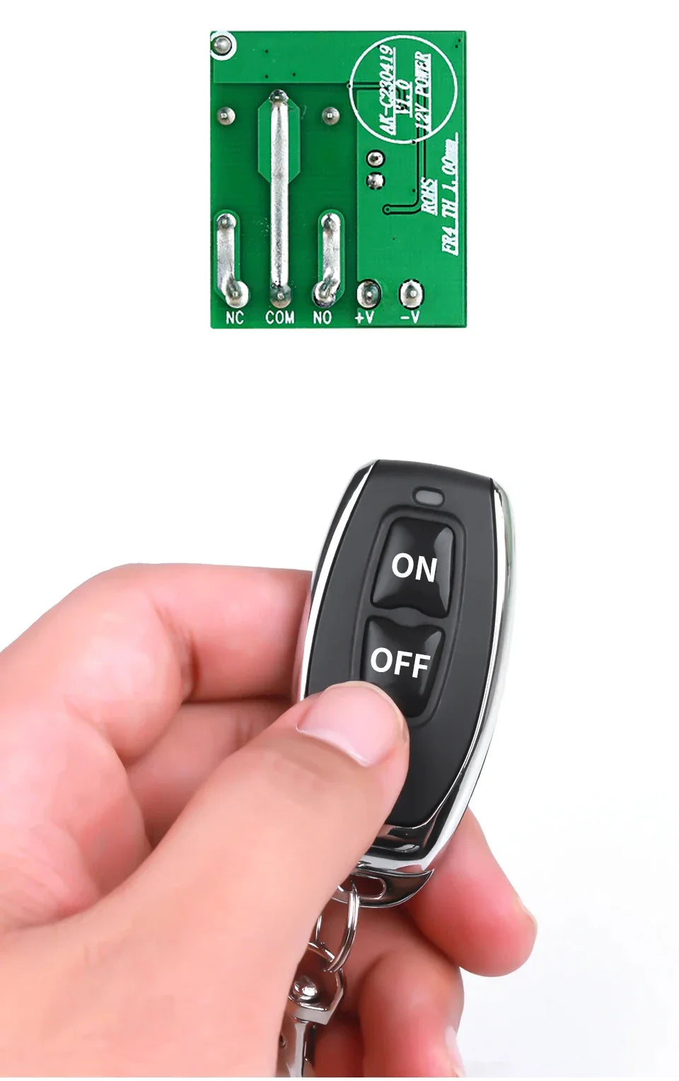 Interruptor de Control Remoto RF 433Mhz DIY con Módulo