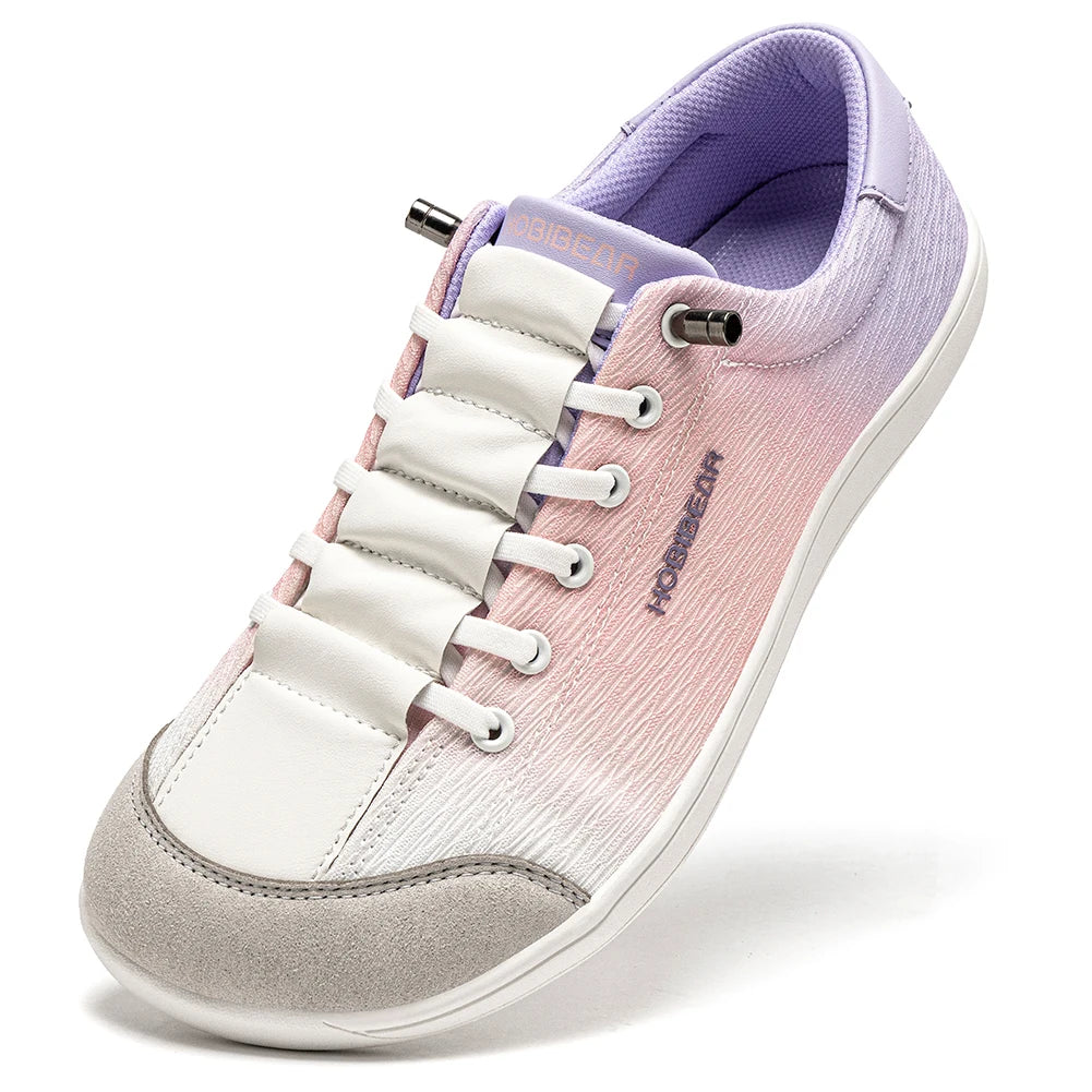 HOBIBEAR Zapatos de malla con punta ancha para hombre, zapatillas sin cordones, transpirables, ligeras, para caminar, con efecto tie-dye, unisex