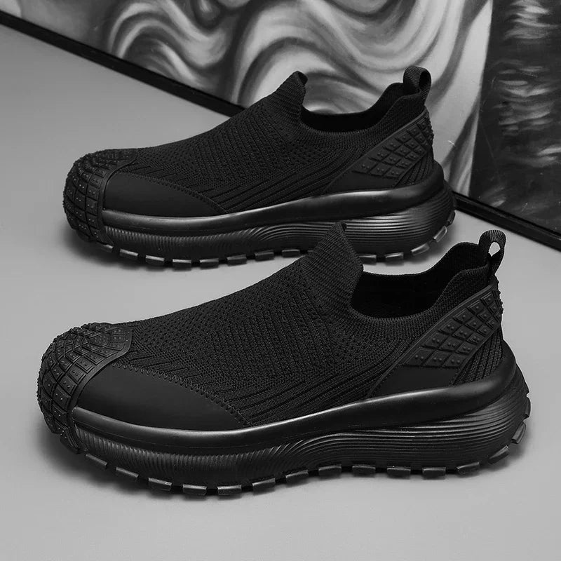Zapatos planos ligeros de marca informales transpirables para hombre, zapatillas cómodas de moda, zapatos de hombre de talla grande