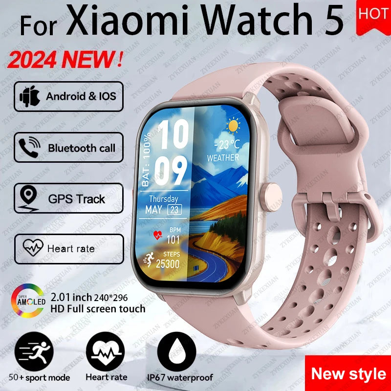 Reloj Inteligente Serie 5 Global con AMOLED, GPS y Llamadas Bluetooth