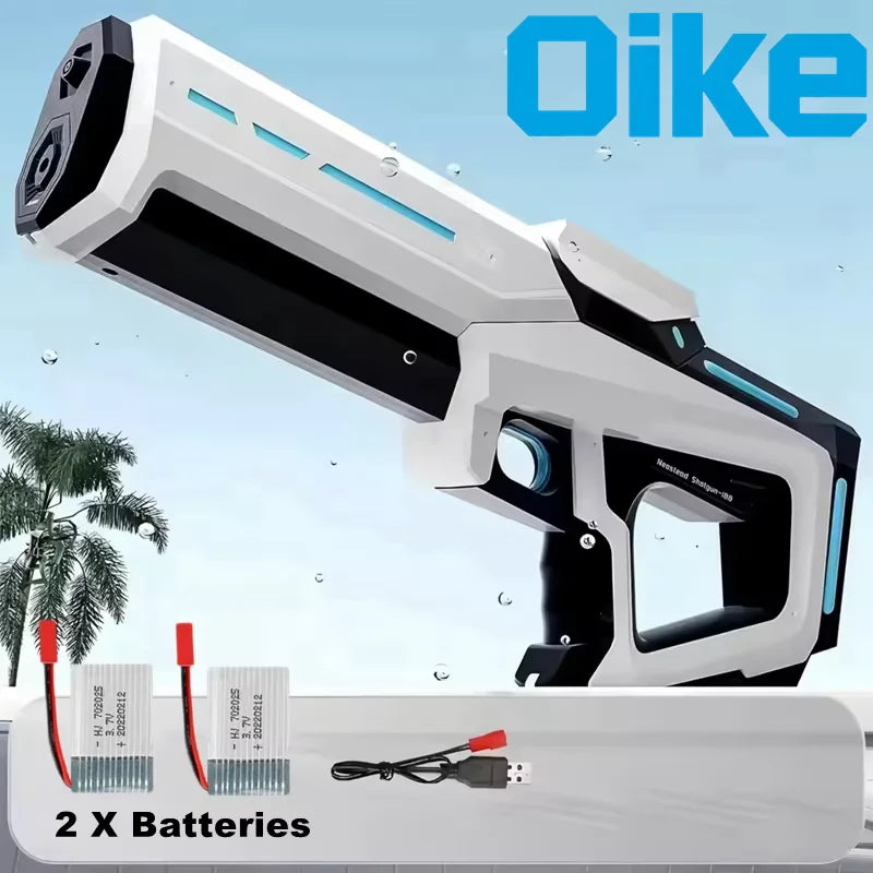 Pistola de Agua Eléctrica para Adultos, Potente Pistola de Agua Automática con Succión, Regalo de Verano, Juego para Playa, Piscina, Jardín, Diversión al Aire Libre