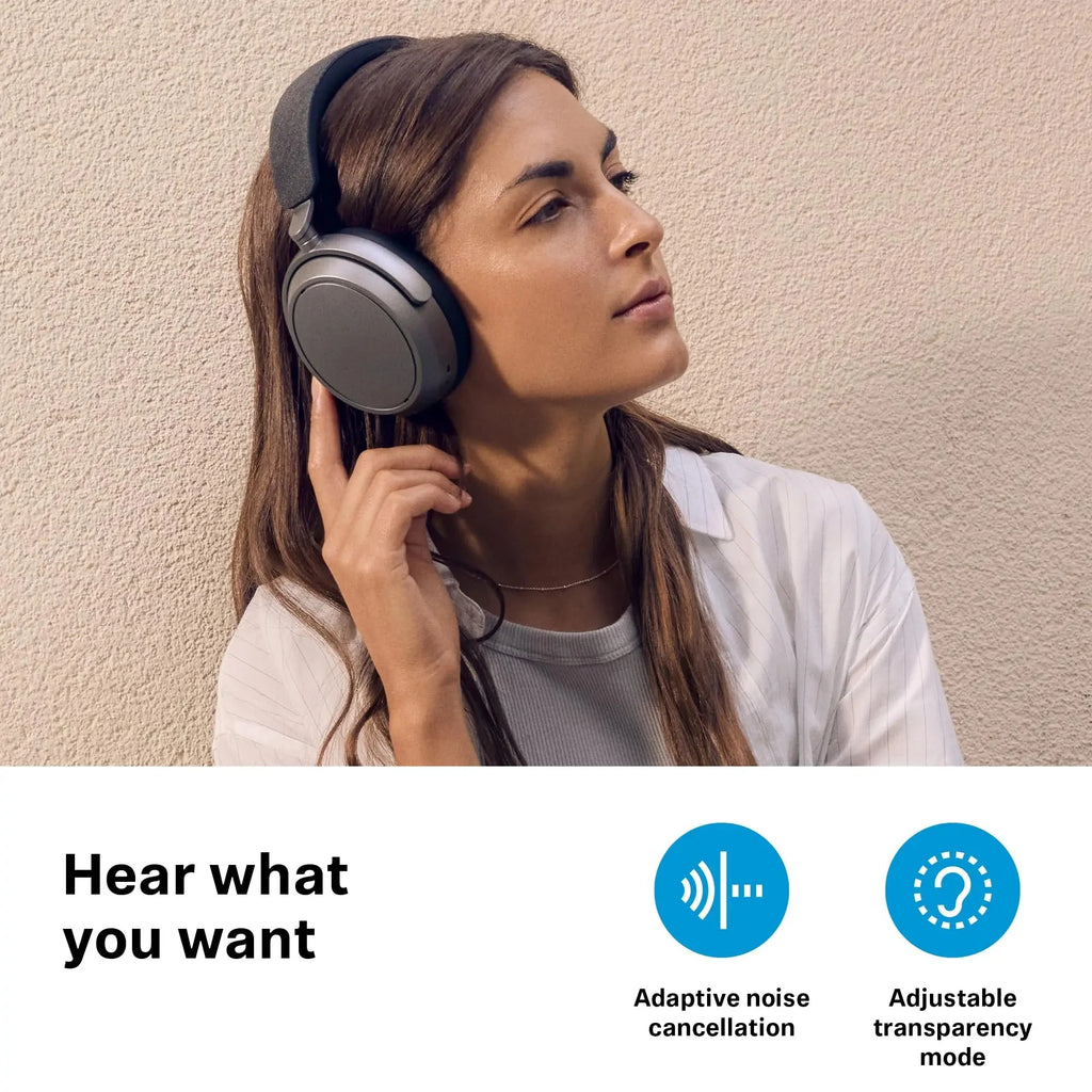 Audífonos Inalámbricos Originales MOMENTUM 4 con ANC, 60 Horas de Batería, Bluetooth 5.2, Plegables, con Pausa Inteligente, Color Negro para Oficina