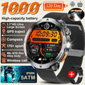 Nuevo Reloj Inteligente T-Rex3 Ultra 2026 con Batería Grande de 1000 mAh, GPS, Resistente al Agua IP68, Linterna LED, Brújula, para Actividades al Aire Libre, Regalo