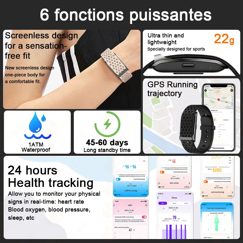 Pulsera Inteligente Fitness Tracker sin Pantalla
