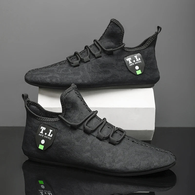 YRZL mocasines de malla para hombre, mocasines para conducir, zapatos planos de alta calidad para caminar, mocasines informales antideslizantes transpirables, zapatos de verano para hombre