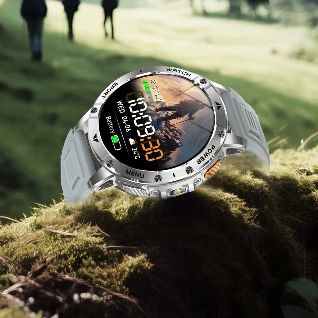 Reloj Inteligente 1400mAh AMOLED Linterna