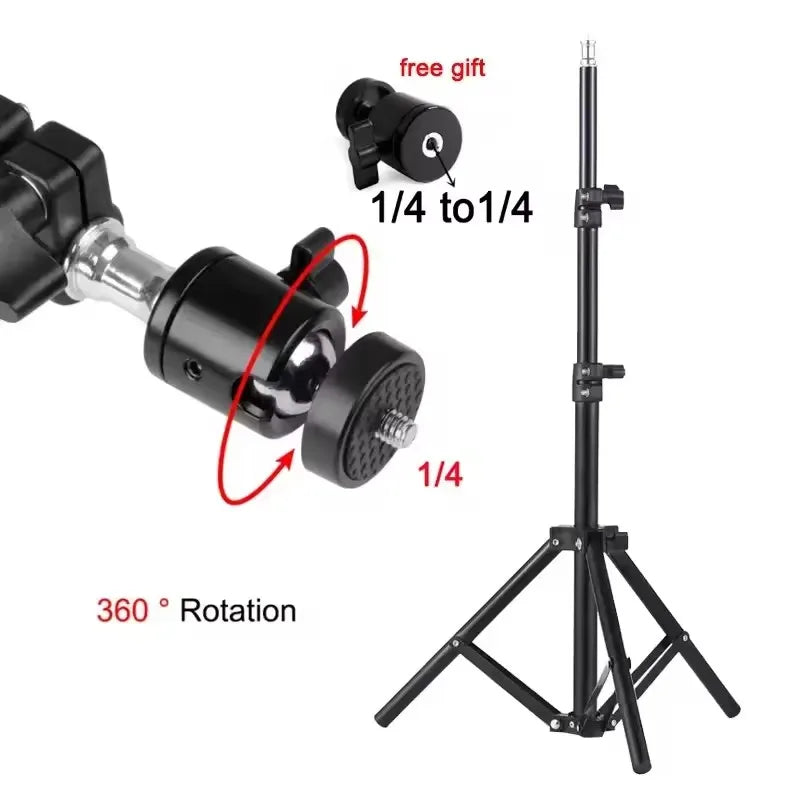 Soporte trípode portátil para mini proyector HY300, altura 50-160 cm