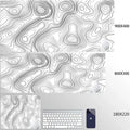 Alfombrilla de ratón para ordenador Strata Liquid Gaming, alfombrilla de escritorio para PC, accesorio para portátil, alfombrilla suave antideslizante, alfombrilla para ratón de tamaño XXL, alfombrillas grandes de 900x400