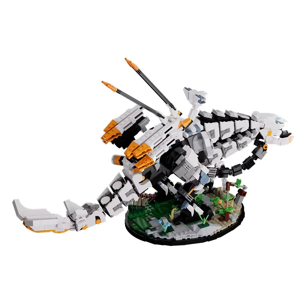 Juguete Educativo JAKI Horizon Thunder Fang, Adorno Creativo de Escritorio, Bloques de Construcción de Ladrillos, Juguete de Ensamblaje, Regalo de Cumpleaños para Niños