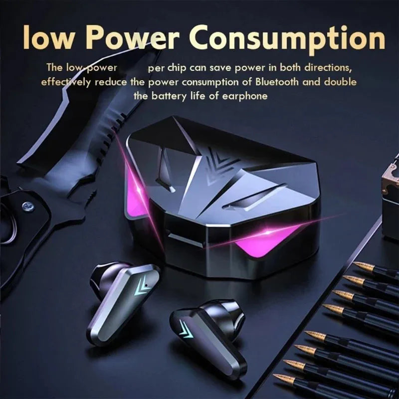 Auriculares Inalámbricos TWS X15 Gaming HiFi Bluetooth 5.0 con Micrófono