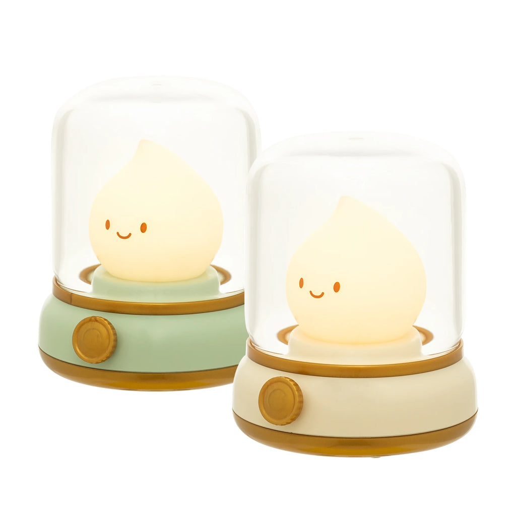 Luz nocturna con forma de vela, bonita lámpara de llama, luz decorativa LED de escritorio, luz nocturna recargable por USB, regalo creativo para dormitorio para niños