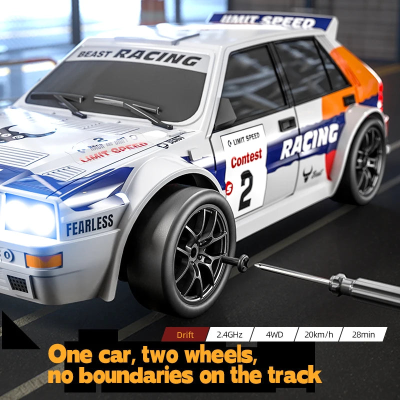 Mini Coche RC de Drift SG204 PRO 1:24, 2.4G, Alta Velocidad 4WD