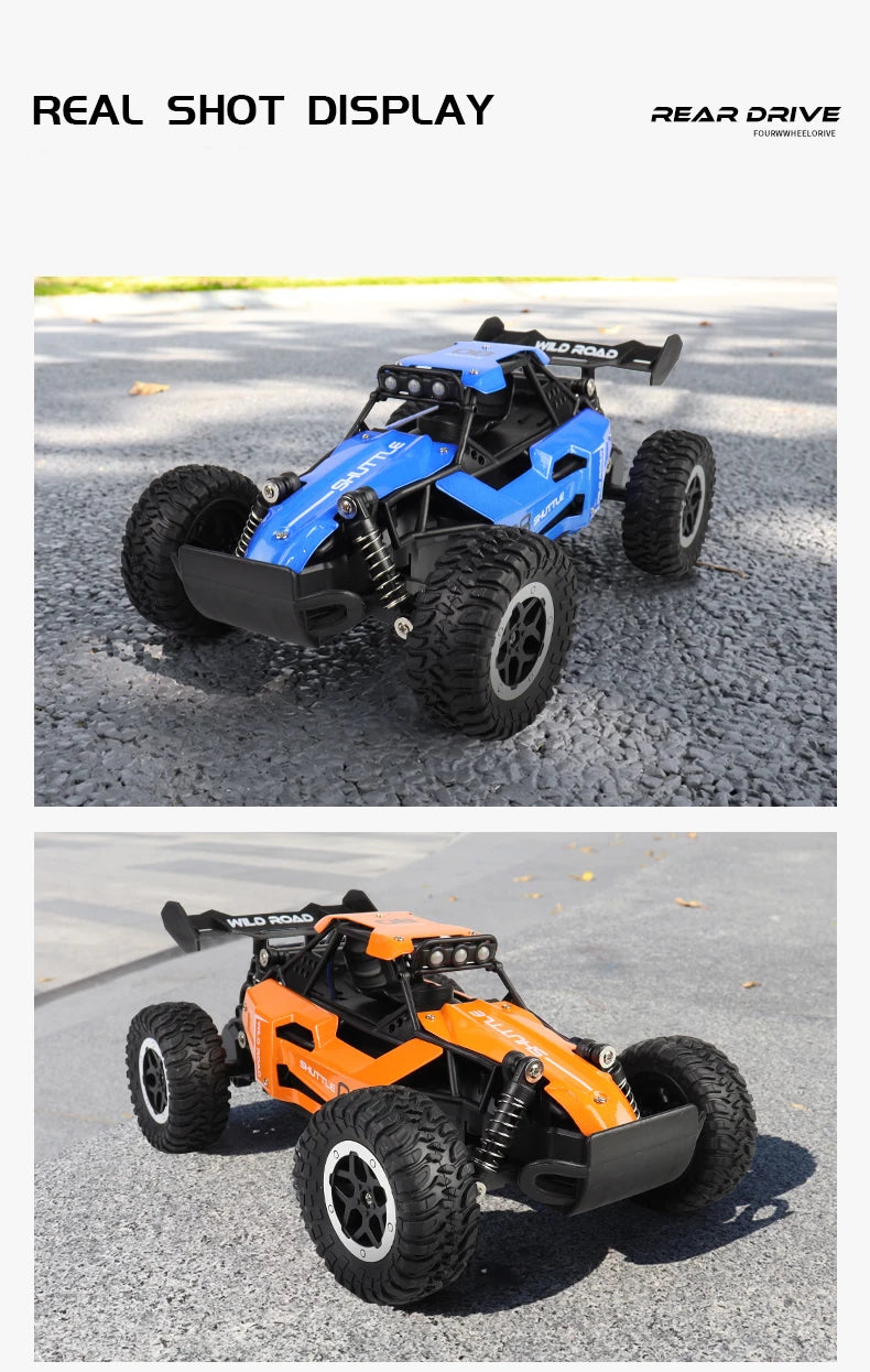 Coche RC ZWN 1:16/1:20 Todoterreno con Luz LED y Control Remoto 2.4G