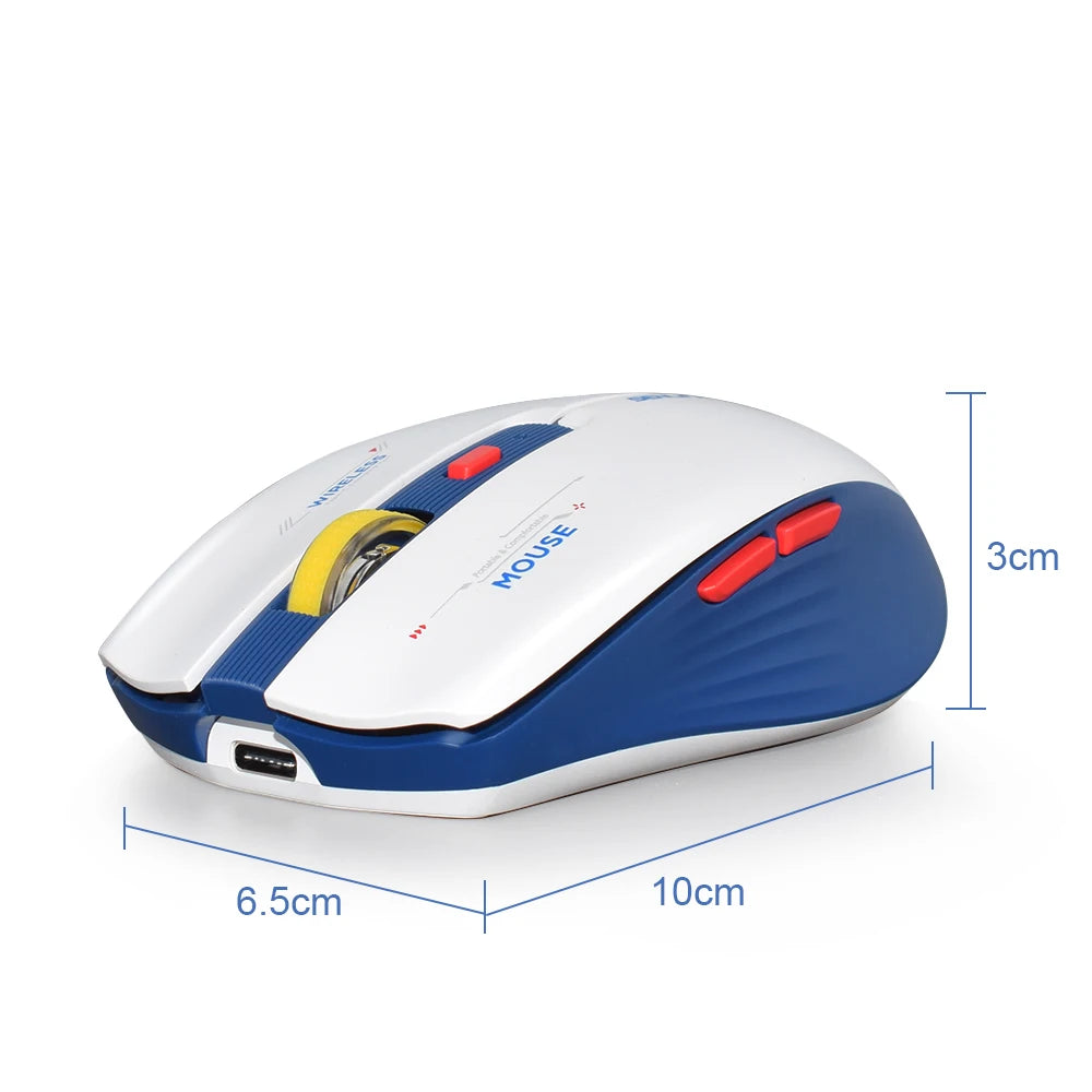 Ratón ergonómico recargable para juegos LT-T19, USB 2,4G, luz RGB inalámbrica, ordenadores de escritorio, portátiles y portátiles