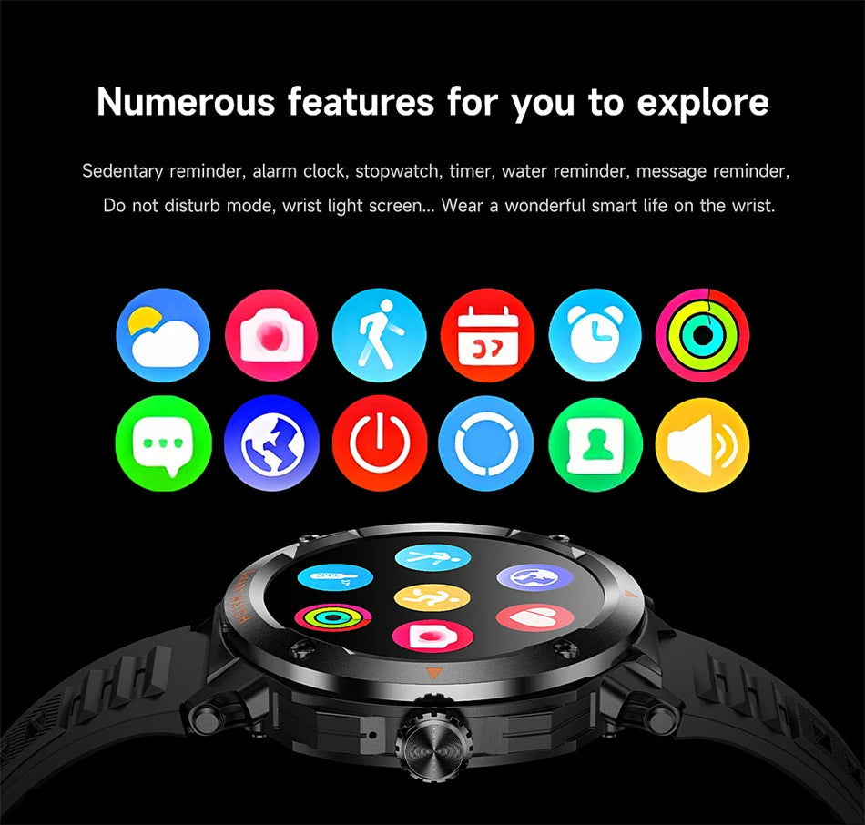 Smartwatch LIGE 2 en 1 con auriculares TWS Bluetooth, NFC y rastreador deportivo