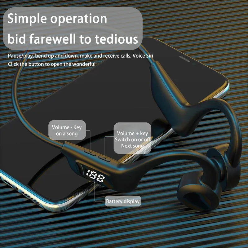 Auriculares X7 Conducción Aérea Bluetooth 5.3 Deportivos