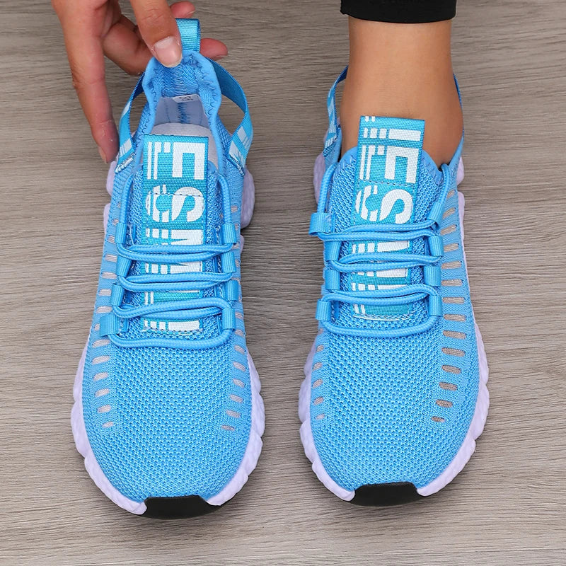 Zapatillas deportivas de plataforma para mujer — transpirables y cómodas