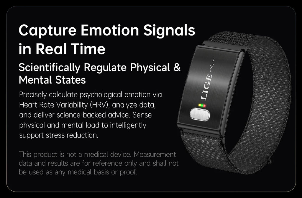 LIGE Pulsera Inteligente ECG+PPG Enfermería