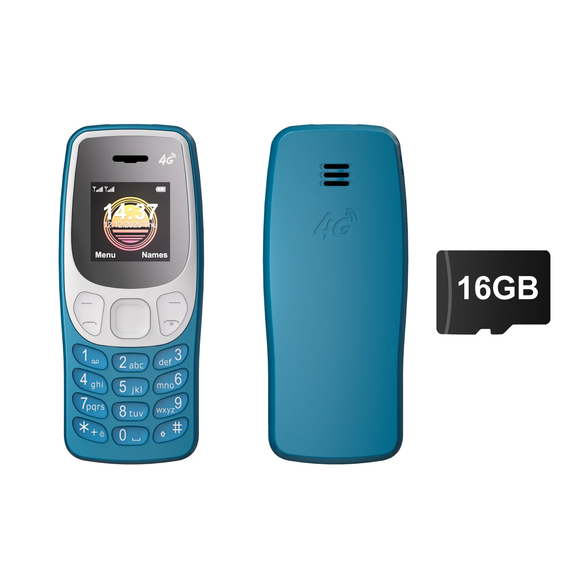 Nuevo SERVO BM80 4G LTE Mini teléfono móvil Dual SIM marcación de velocidad reducción automática grabadora de llamadas reproductor de música lista negra de teléfono pequeño