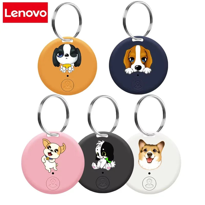 Localizador GPS Bluetooth 5.0 Lenovo Mini para Perros, Dispositivo Antipérdida para Mascotas, Niños, Bolsos, Carteras, Rastreador Inteligente