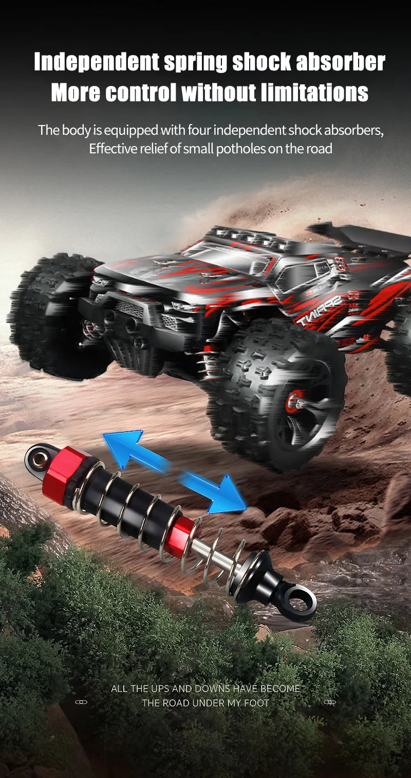 9522PRO 85 KM/H coche RC de alta velocidad sin escobillas tracción en las cuatro ruedas todoterreno Drift 1:16 coche de carreras profesional 9522 50 KM/H juguete para niños