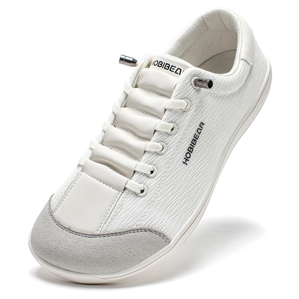 HOBIBEAR Zapatos de malla con punta ancha para hombre, zapatillas sin cordones, transpirables, ligeras, para caminar, con efecto tie-dye, unisex