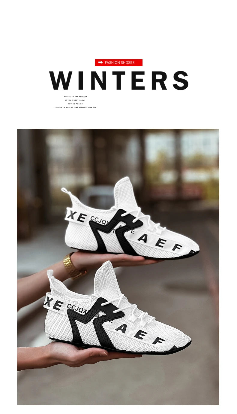 YRZL Mocasines Zapatos Hombres Casual Malla Transpirable Antideslizante Al Aire Libre Cómodo Interior Zapatos de Gimnasio Zapatos de Gran Tamaño para Hombres